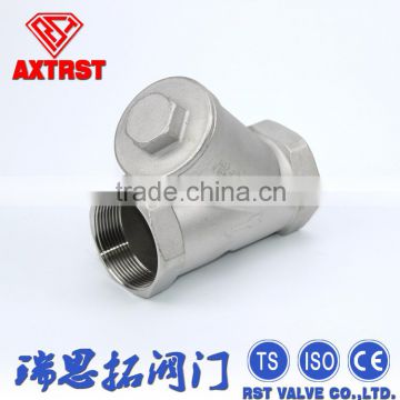 CF8M Industrial Price Spring Threaded Y Check Valve