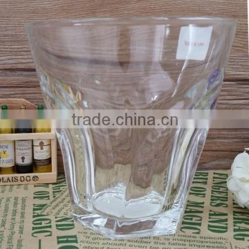 Clear glass tumbler with 12 ozcapacity