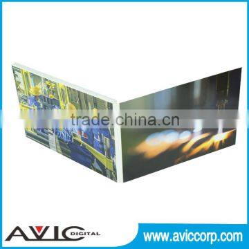 1300 MAh LCD 7 Inch Video Brochure Card Custom Greeting Card Printing photo-5