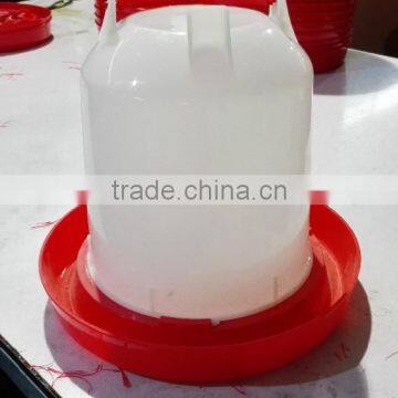 Hot Selling Red+White Chicken Chicks Hen Feeder And Liter Poultry Drinker Waterer Plastic photo-2