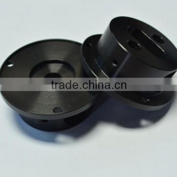 OEM black satin and cnc machined anodized aluminum parts