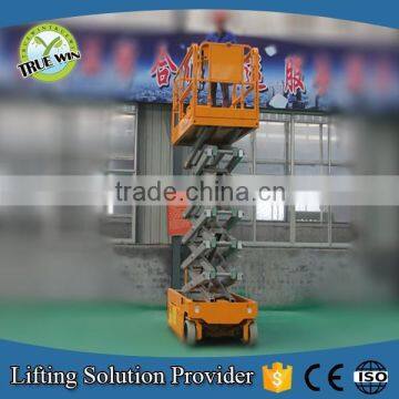 Hot sales 12m hydraulic mobile self propelled scissor lift