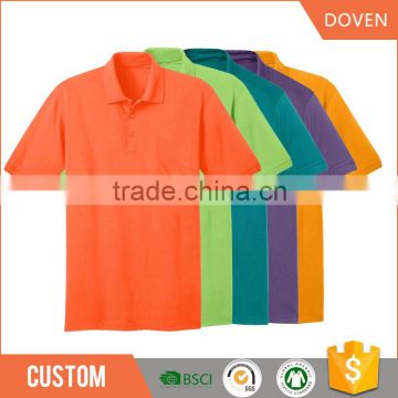 Wholesale 100% cotton pique polo t-shirt