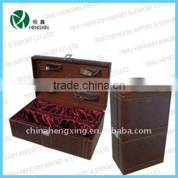 Pu Leather Wine Bottle Storage Wine Case