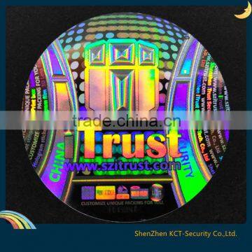 Adhesive Sticker Type and Custom Sticker Usage round tamper evident hologram