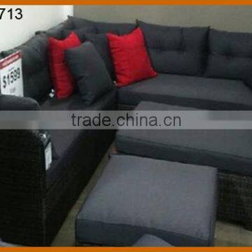 Lving Room L shape Rattan Corner Sofa