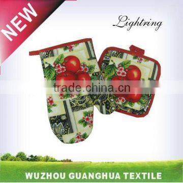 T/C oven mitt & pot holder