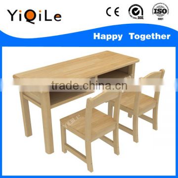 YiQiLe children reading writing wood table