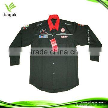 Customized motorcycle & racing team wear shirts for printing