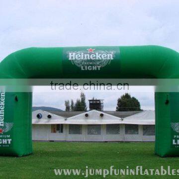 Large inflatable arch advertising entrance with LOGO banners