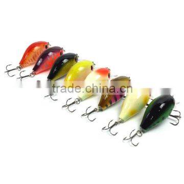 6cm 8g Fishing Lures Minnow Crankbait Crank Bait Bass Tackle Treble Hook Fishing Tackle photo-4