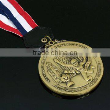 Custom Gold Metal Souvenir Hiking Award Medallion photo-5