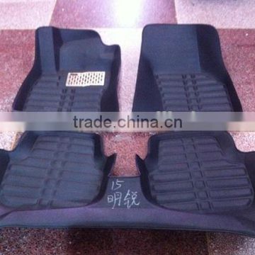 Popular leather Floor Covering Car Floor Mats for skoda A7