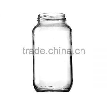 glass honey jar with screw cap