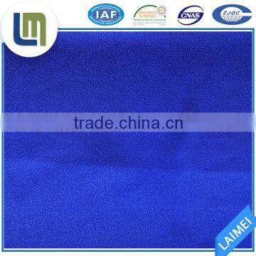 Chinese Supplier Soft Smooth Dyed Print Silk Romantic Deep Blue Fabric photo-2