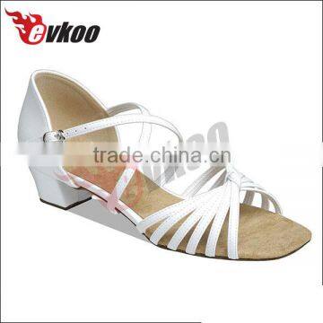 White dance shoes for girls ballroom/latin dance shoes manufacturers China