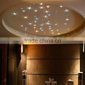 Top KTV, hotel , restaurant ceiling decoration ceiling design for office , RGB sky star starry ceiling light