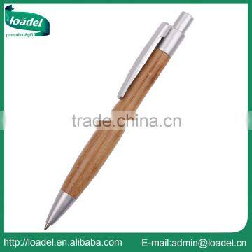 Silver promotional bamboo ball pen