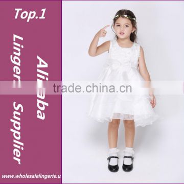 2015 New Girl Dress Chiffon Children Clothing Summer Kids Dresses For Girls White Princess Dress Girls Party Dresses