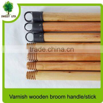 Factory Price Varnished Wood Mop Handle Soomth Wood Handle 120*2.2CM photo-2