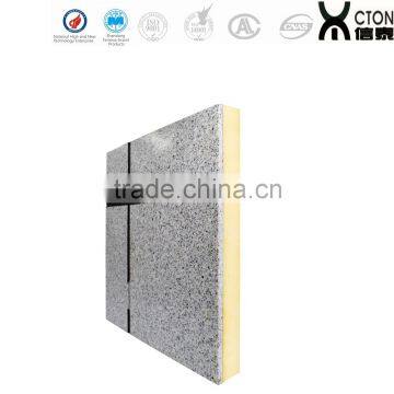 calcium silicate board with real stone painting thermal insulation decorative board
