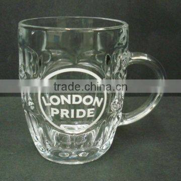 500ml Promotional Beer Glass Mug With Customer's Logo