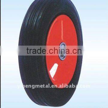 hand trolley solid rubber wheel 8inch