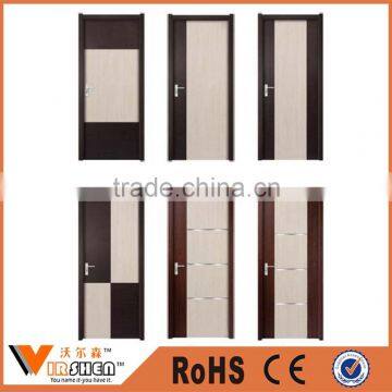 Elegant modern interior office wood doors MDF engraved door