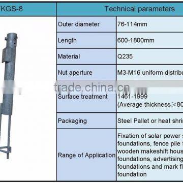 Hot Dip Galvanized Carbon Steel Solid Shaft Helix Screw Anchor photo-6