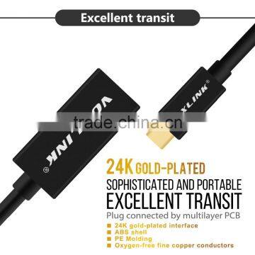 VOXLINK 20cm 4K Signal Gold Plated USB 3.1 Type C Male to HDMI Female Cable for Macbook photo-4