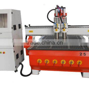 CNC Router 2 Head For Cutting and Engraving Furniture 1325AH2 photo-5