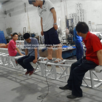 Guangzhou aluminum truss designed factorty