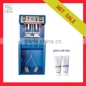 manual control cosmetic plastic tube sealing machine