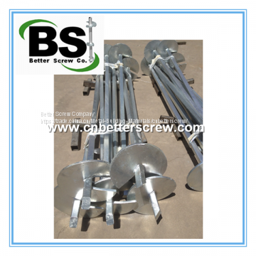 Квадратный вал или сплошная винтовая свая для глубокой фундаментации photo-5