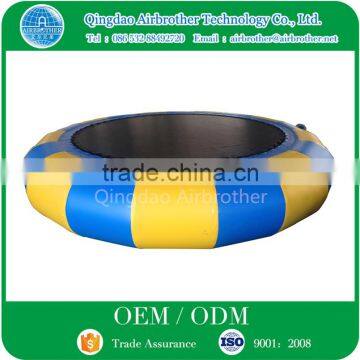 Factory Custom Water Paly Equipment Inflatable Air Bouncer Water Trampoline Jumping Bed