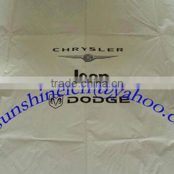 white PE car seat cover