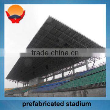 Steel roof structure prefabricated stadium