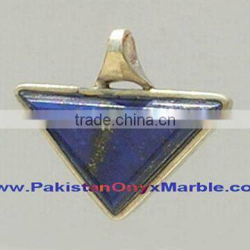 Colorfull Top Quality STERLING SILVER PENDANTS LAPIS LAZULI JEWELRY photo-4