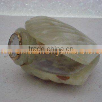 LATEST DESGINE Top Quality Cheap Price CLOCKS ONYX MARBLE HANDICRAFTS photo-6