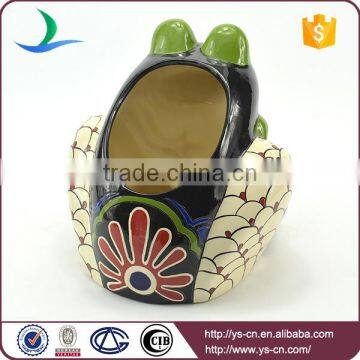 YSfp0005 Colorful Ceramic Folg Flower Pot for Home photo-4