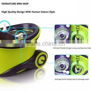 360 Easy Wring Microfiber Spin Mop and Engery Savng Bucket System photo-6