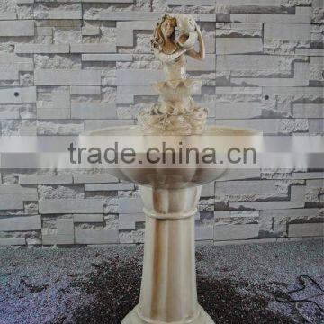 Handmake Manufacture Garden Tall Waterfall Fountain Statue Sculpture photo-2