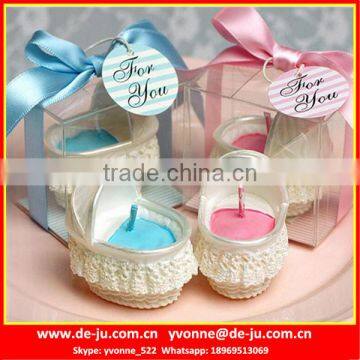 Pink Blue Baby Basket Design Wholesale Scented Candles