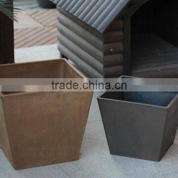 Strong and Durable Large Volume Wholesale Square Decorative Garden Indoor Ceramic Planters Plastic Flowerpot