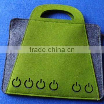 100% wool felt bag