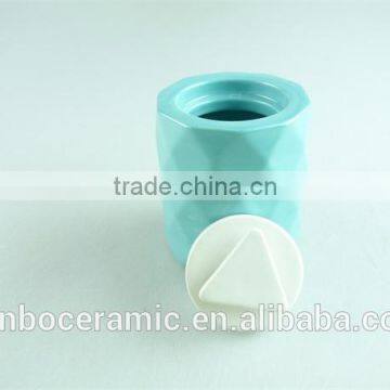 Stock Cheap Round Porcelain Perfume Bottle, Different Color Can be Mixed for Wholesale, photo-2