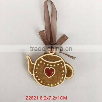 Custom Resin gingerbread decorative christmas ornament