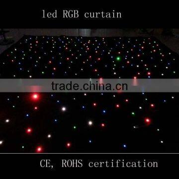 Factory Direct Sale 4X6m LED Video Curtain Rental for Wedding
