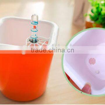 Self Watering Planter Flower Pot Home Office Garden Water Level Indicator photo-4