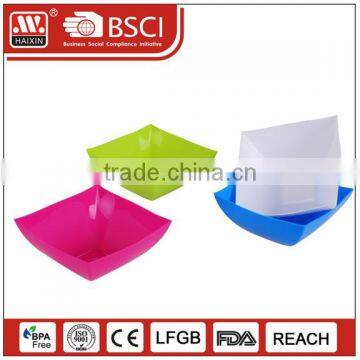 Tableware>>Dinnerware HAIXING Popular Square Plastic bowl